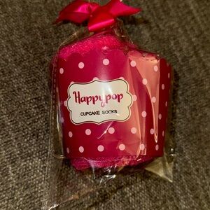 NEW pair of Happypop “cupcake socks” - fleecy socks